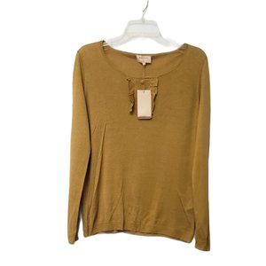 Madras Long Sleeve Pullover Knit Sweater L